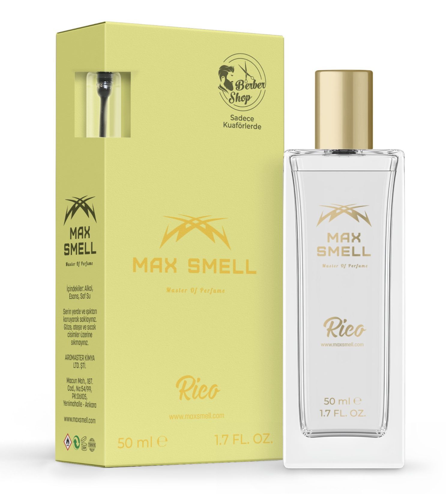 MAX SMELL RİCO 50 ML ERKEK PARFÜMÜ EDP