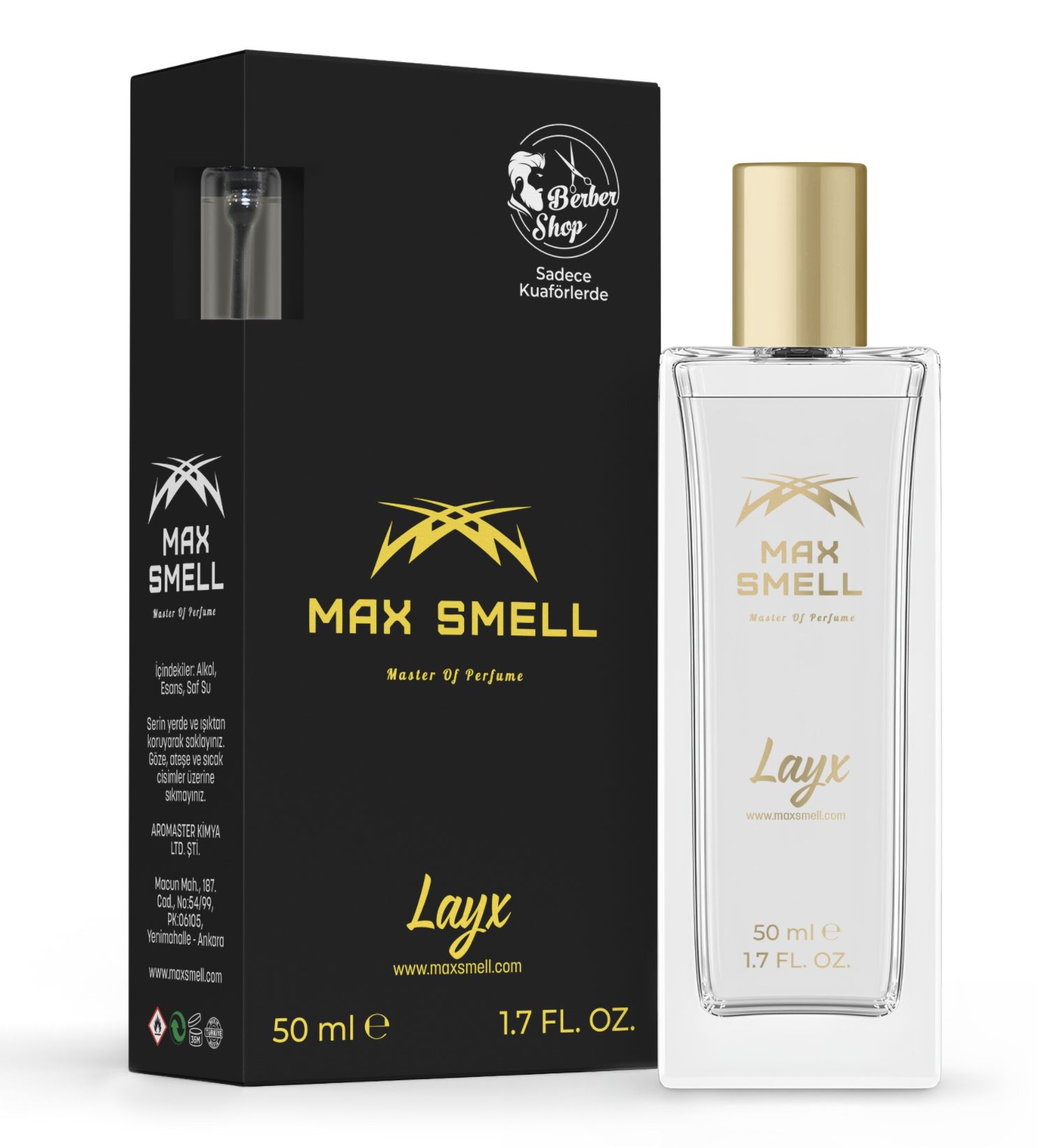 MAX SMELL LAYX 50 ML ERKEK PARFÜM EDP